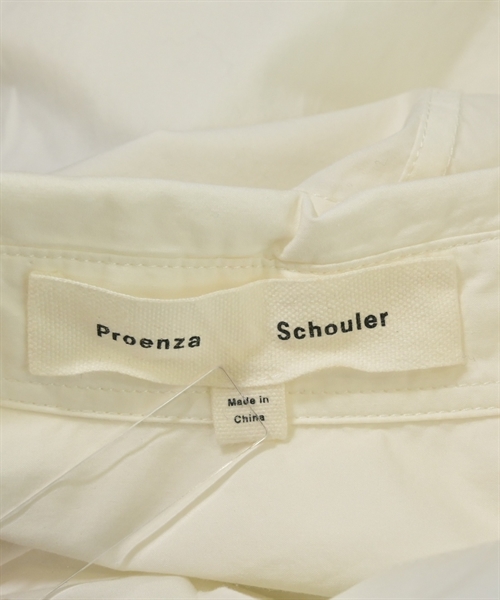PROENZA SCHOULER（プロエンザ　スクーラー）シャツワンピース 白 サイズ:S レディース/2200601059096