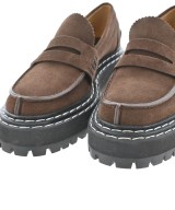PROENZA SCHOULER（プロエンザ　スクーラー）ドレスシューズ/ローファー 茶 サイズ:EU38(24.5cm位) レディース/2200705726078