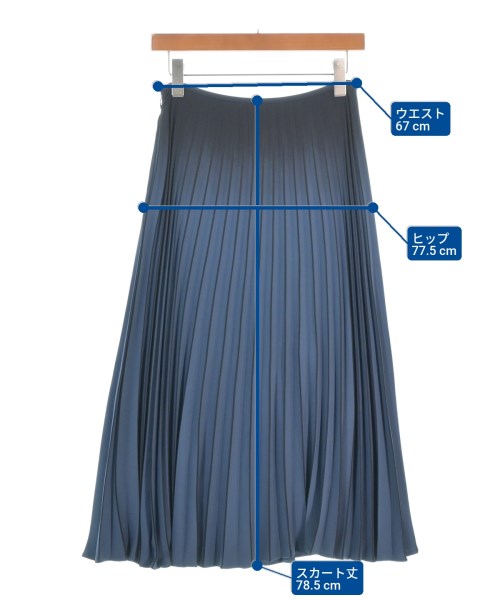 PROENZA SCHOULER（プロエンザ　スクーラー）ロング・マキシ丈スカート 青 サイズ:4(XL位) レディース/2200666517074