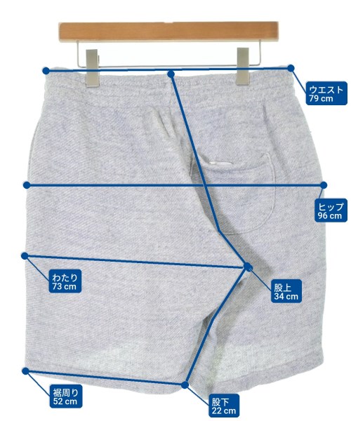 JULIEN DAVID（ジュリアン　デイヴィッド）ショートパンツ グレー サイズ:L メンズ/2200636837096