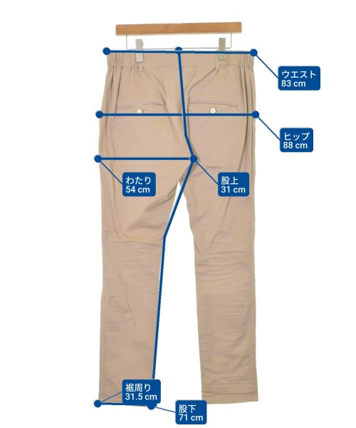 JULIEN DAVID（ジュリアン　デイヴィッド）チノパン ベージュ サイズ:L メンズ/2200636837102