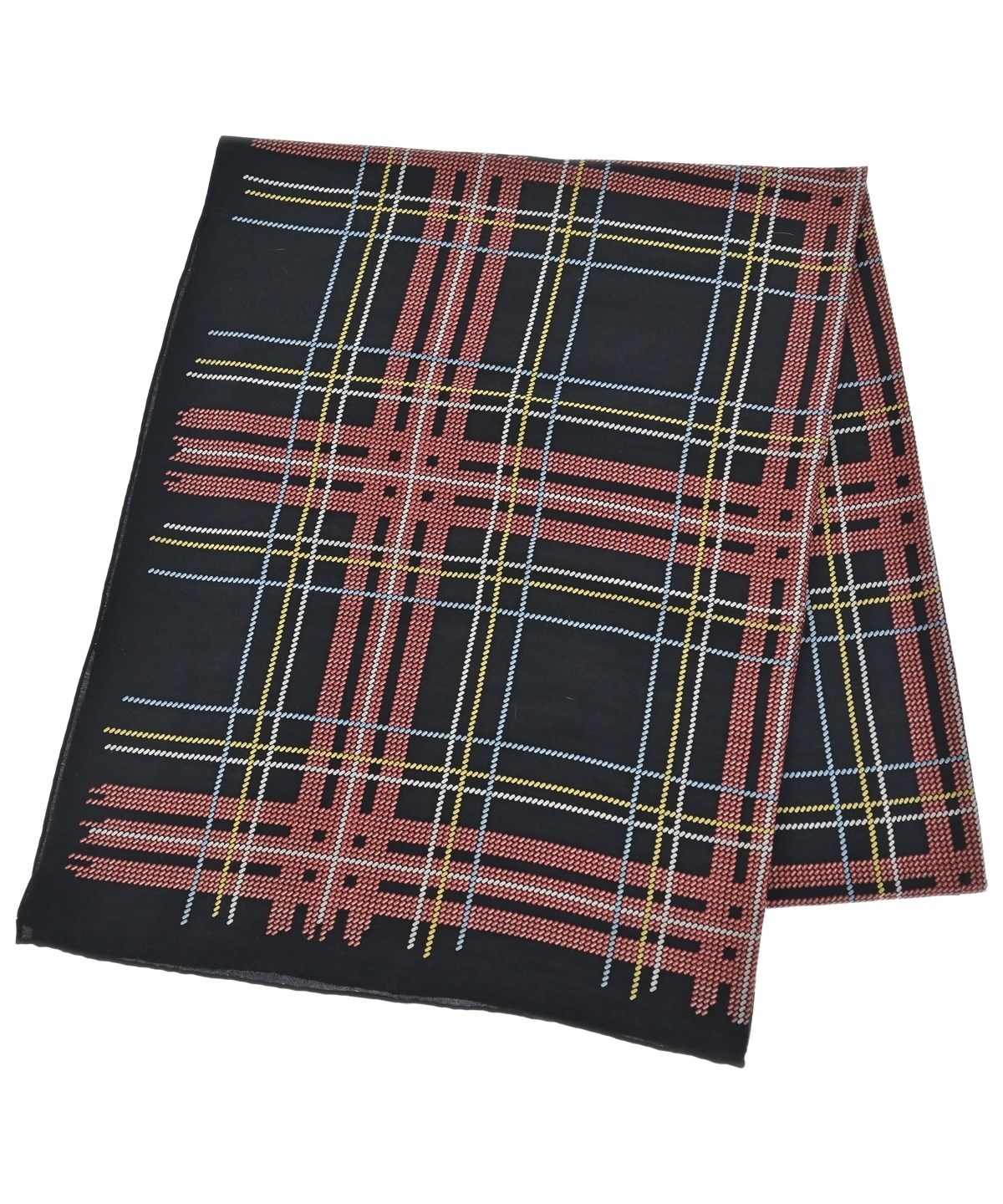 【美品】ジュリアンデイヴィット　Julien David カシミヤストール JULIEN DAVID（ジュリアン デイヴィッド）ストール 黒 サイズ:- メンズ