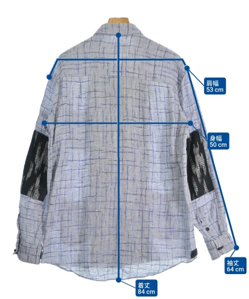 JULIEN DAVID（ジュリアン　デイヴィッド）カジュアルシャツ 青 サイズ:M メンズ/2200661679128