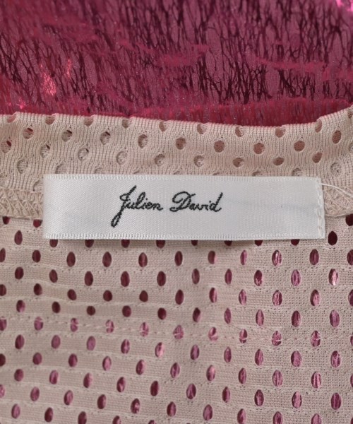 JULIEN DAVID（ジュリアン　デイヴィッド）Tシャツ・カットソー ピンク サイズ:F レディース/2200689525025