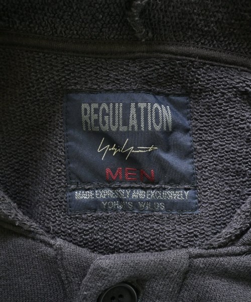 REGULATION Yohji Yamamoto（レギュレーションヨウジヤマモト）パーカー グレー サイズ:3(M位) メンズ/2200635113047