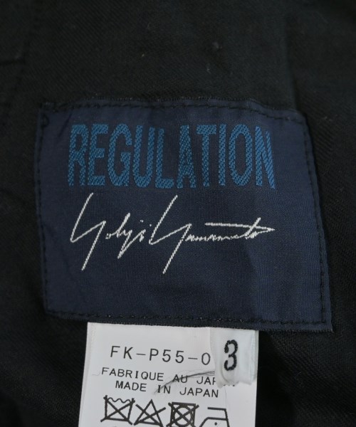 REGULATION Yohji Yamamoto（レギュレーションヨウジヤマモト）その他 黒 サイズ:3(M位) メンズ/2200643363069