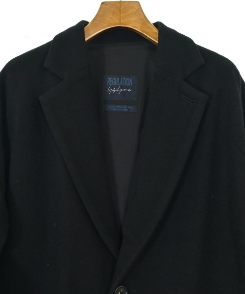 REGULATION Yohji Yamamoto（レギュレーションヨウジヤマモト）コート 黒 サイズ:2(S位) レディース/2200644781022