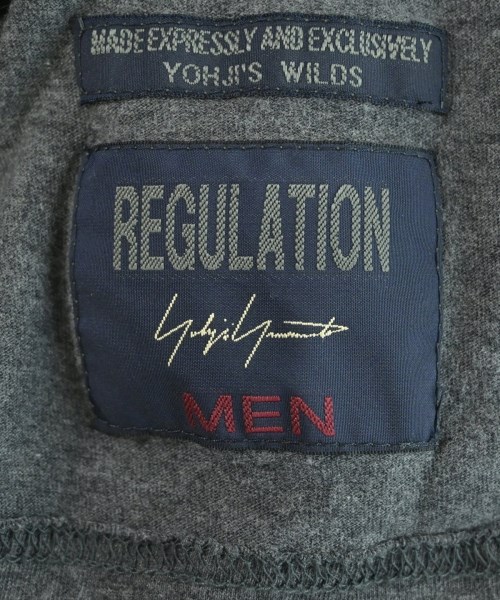 REGULATION Yohji Yamamoto（レギュレーションヨウジヤマモト）Tシャツ・カットソー グレー サイズ:3(M位) メンズ/2200622873121