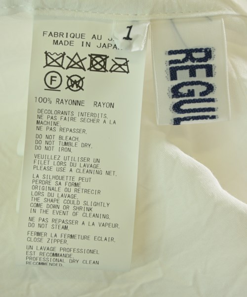 REGULATION Yohji Yamamoto（レギュレーションヨウジヤマモト）ブルゾン 白 サイズ:1(XS位) レディース/2200623755099
