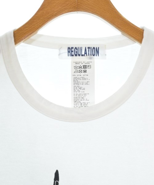 REGULATION Yohji Yamamoto（レギュレーションヨウジヤマモト）Tシャツ・カットソー 白 サイズ:3(M位) メンズ/2200623896150