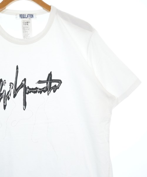 REGULATION Yohji Yamamoto（レギュレーションヨウジヤマモト）Tシャツ・カットソー 白 サイズ:3(M位) メンズ/2200623896150