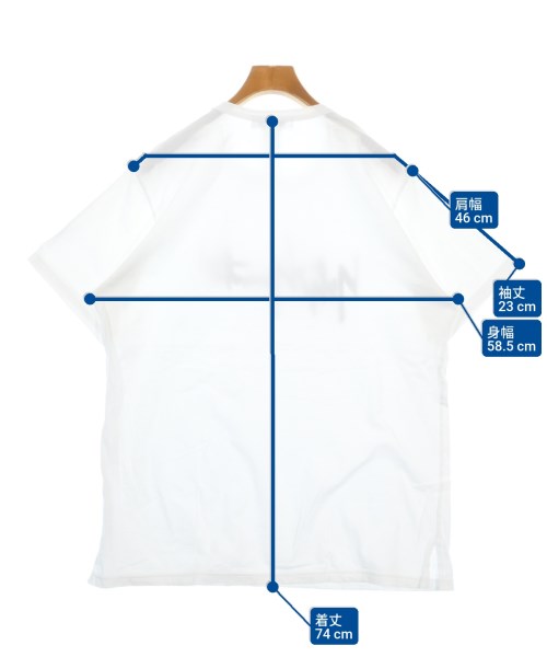 REGULATION Yohji Yamamoto（レギュレーションヨウジヤマモト）Tシャツ・カットソー 白 サイズ:3(M位) メンズ/2200623896150