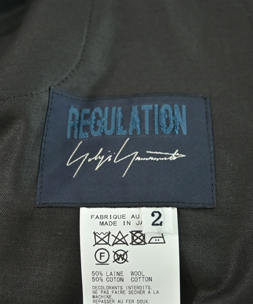 REGULATION Yohji Yamamoto（レギュレーションヨウジヤマモト）クロップドパンツ 黒 サイズ:2(S位) レディース/2200625523146