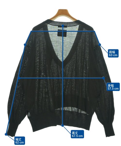 REGULATION Yohji Yamamoto（レギュレーションヨウジヤマモト）ニット・セーター 黒 サイズ:2(S位) メンズ/2200625774036