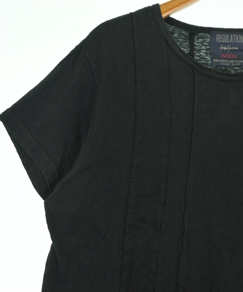 REGULATION Yohji Yamamoto（レギュレーションヨウジヤマモト）Tシャツ・カットソー 黒 サイズ:1(XS位) メンズ/2200625956050