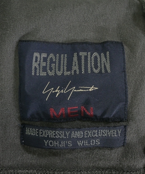 REGULATION Yohji Yamamoto（レギュレーションヨウジヤマモト）Tシャツ・カットソー グレー サイズ:3(M位) メンズ/2200627793059