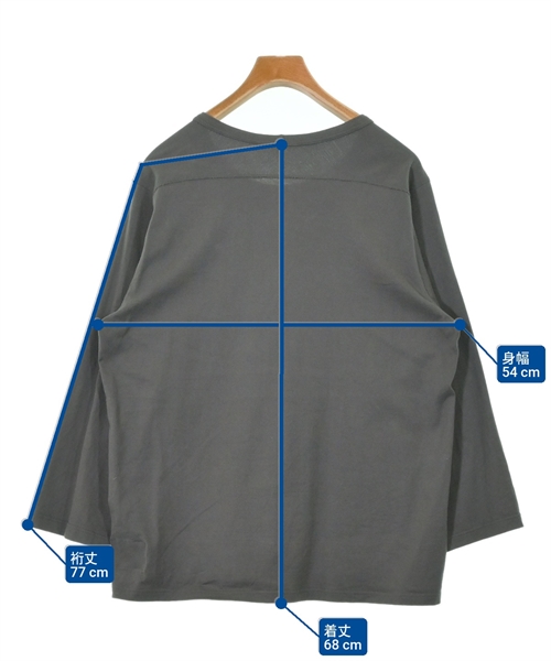 REGULATION Yohji Yamamoto（レギュレーションヨウジヤマモト）Tシャツ・カットソー グレー サイズ:3(M位) メンズ/2200627793059