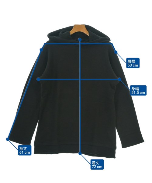 REGULATION Yohji Yamamoto（レギュレーションヨウジヤマモト）パーカー 黒 サイズ:3(M位) メンズ/2200630258071