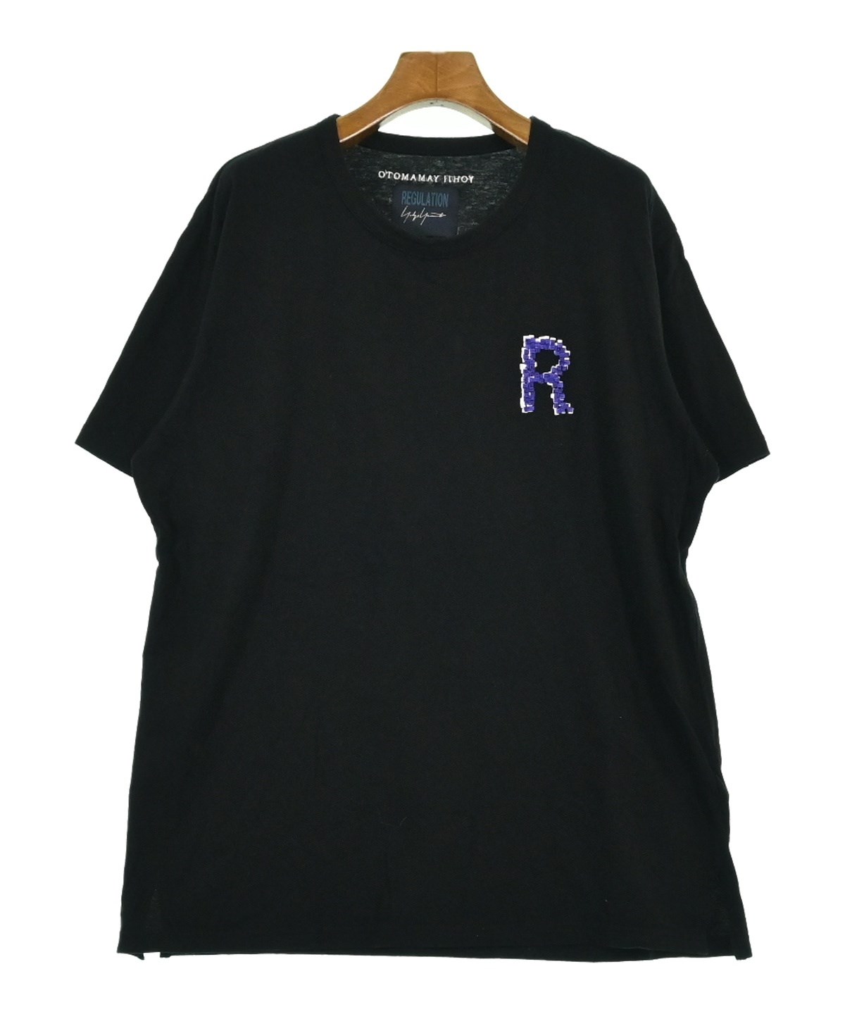 レギュレーション　ヨウジヤマモト　Yohji 製品染めスタンドカットソー Yohji Yamamoto POUR HOMME シワギャバスタンドカラー