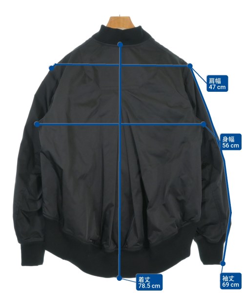 REGULATION Yohji Yamamoto（レギュレーションヨウジヤマモト）ミリタリーブルゾン 黒 サイズ:2(S位) レディース/2200612863040