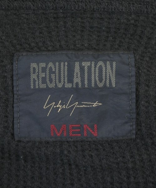 REGULATION Yohji Yamamoto（レギュレーションヨウジヤマモト）Tシャツ・カットソー 黒 サイズ:1(XS位) メンズ/2200614344011