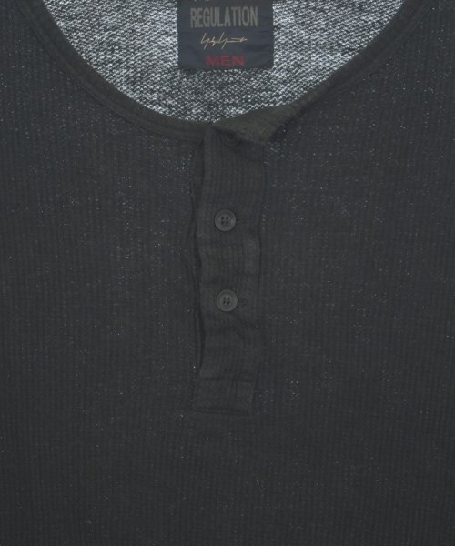 REGULATION Yohji Yamamoto（レギュレーションヨウジヤマモト）Tシャツ・カットソー 黒 サイズ:1(XS位) メンズ/2200614344011