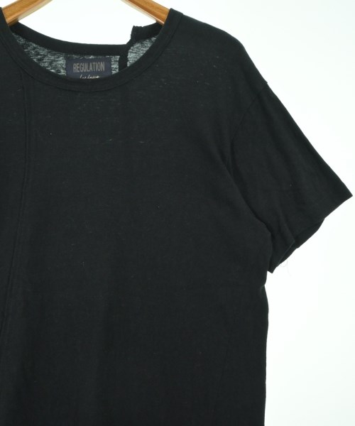 REGULATION Yohji Yamamoto（レギュレーションヨウジヤマモト）Tシャツ・カットソー 黒 サイズ:2(S位) メンズ/2200620999069