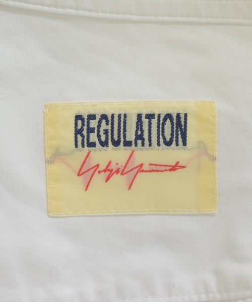 REGULATION Yohji Yamamoto（レギュレーションヨウジヤマモト）カジュアルシャツ 白 サイズ:3(M位) レディース/2200676788044