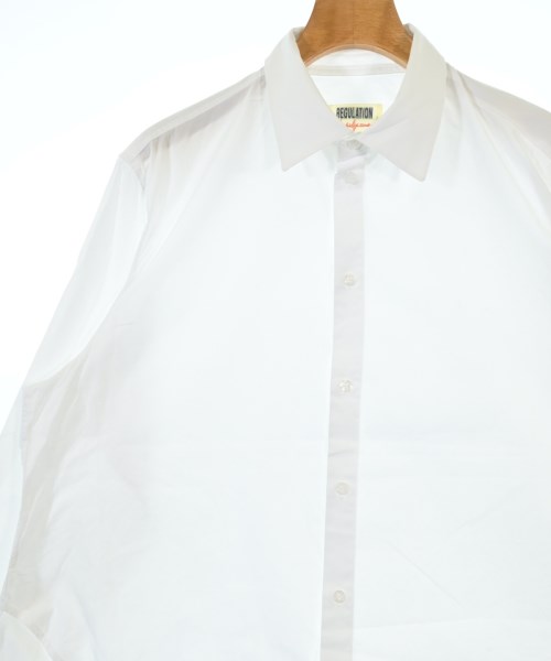 REGULATION Yohji Yamamoto（レギュレーションヨウジヤマモト）カジュアルシャツ 白 サイズ:3(M位) レディース/2200676788044