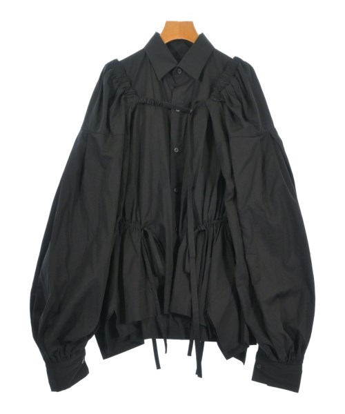 REGULATION Yohji Yamamoto(レギュレーションヨウジヤマモト)ブラウス 黒 サイズ:2(S位)/2200700998036
