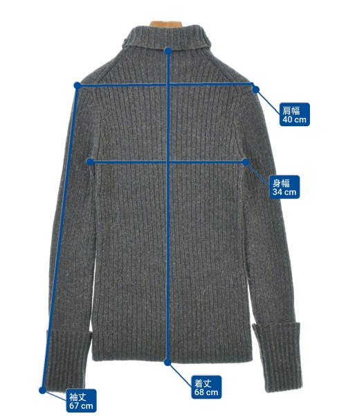 REGULATION Yohji Yamamoto（レギュレーションヨウジヤマモト）ニット・セーター グレー サイズ:1(XS位) レディース/2200655728108