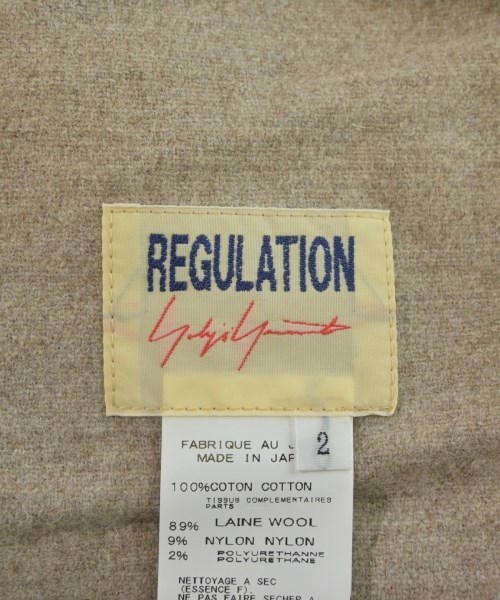REGULATION Yohji Yamamoto（レギュレーションヨウジヤマモト）その他 ベージュ サイズ:2(S位) レディース/2200655728207