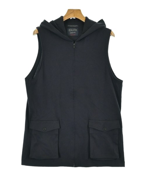 REGULATION Yohji Yamamoto(レギュレーションヨウジヤマモト)パーカー 紺 サイズ:3(M位)/2200656460021