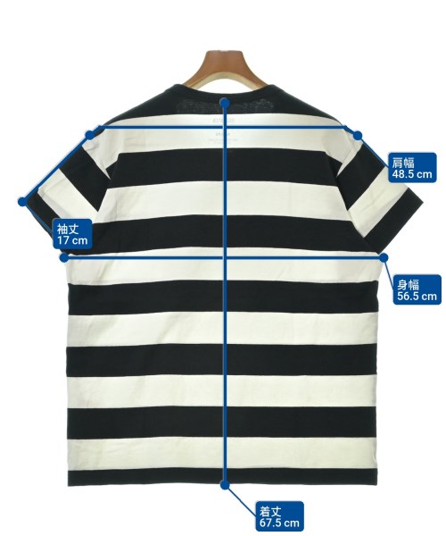 REGULATION Yohji Yamamoto（レギュレーションヨウジヤマモト）Tシャツ・カットソー 黒 サイズ:3(M位) メンズ/2200657908065