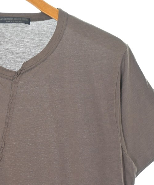 REGULATION Yohji Yamamoto（レギュレーションヨウジヤマモト）Tシャツ・カットソー 茶 サイズ:1(XS位) メンズ/2200710870032