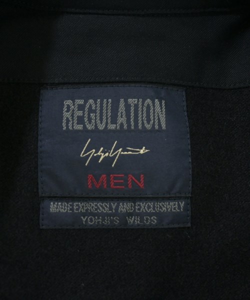 REGULATION Yohji Yamamoto（レギュレーションヨウジヤマモト）ピーコート 黒 サイズ:3(M位) メンズ/2200711425019