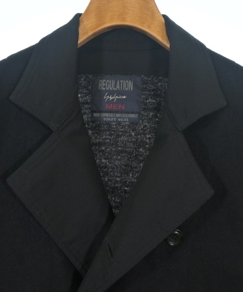 REGULATION Yohji Yamamoto（レギュレーションヨウジヤマモト）ピーコート 黒 サイズ:3(M位) メンズ/2200711425019