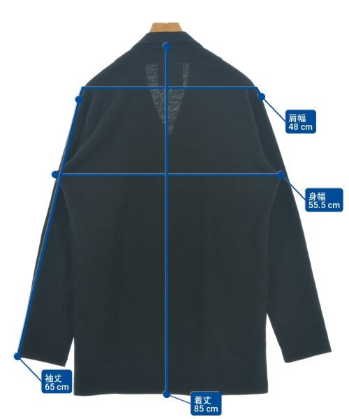 REGULATION Yohji Yamamoto（レギュレーションヨウジヤマモト）ピーコート 黒 サイズ:3(M位) メンズ/2200711425019