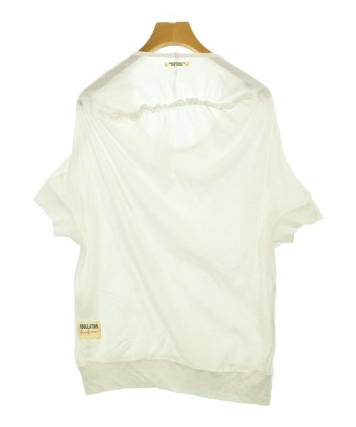 REGULATION Yohji Yamamoto（レギュレーションヨウジヤマモト）Tシャツ・カットソー 白 サイズ:2(S位) レディース/2200715872017