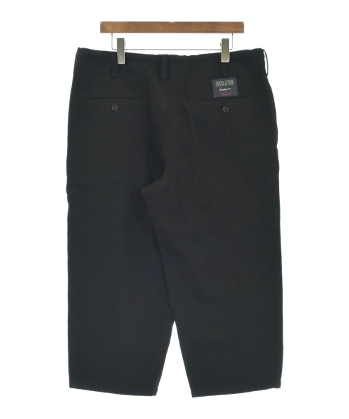 REGULATION Yohji Yamamoto（レギュレーションヨウジヤマモト）クロップドパンツ 黒 サイズ:1(XS位) メンズ/2200716052098