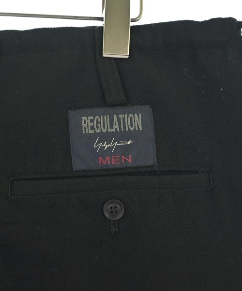 REGULATION Yohji Yamamoto（レギュレーションヨウジヤマモト）クロップドパンツ 黒 サイズ:1(XS位) メンズ/2200716052098