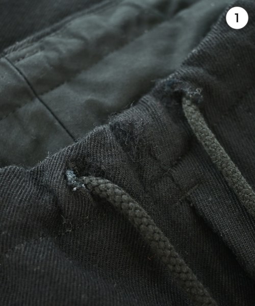 REGULATION Yohji Yamamoto（レギュレーションヨウジヤマモト）クロップドパンツ 黒 サイズ:1(XS位) メンズ/2200716052098
