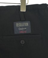REGULATION Yohji Yamamoto（レギュレーションヨウジヤマモト）クロップドパンツ 黒 サイズ:1(XS位) メンズ/2200716052098