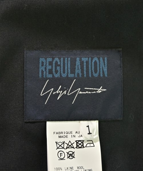 REGULATION Yohji Yamamoto（レギュレーションヨウジヤマモト）スラックス 黒 サイズ:1(XS位) レディース/2200713094329