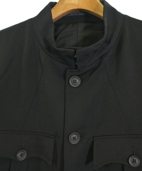 REGULATION Yohji Yamamoto（レギュレーションヨウジヤマモト）カジュアルジャケット 黒 サイズ:4(L位) メンズ/2200719435010