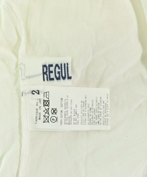 REGULATION Yohji Yamamoto（レギュレーションヨウジヤマモト）Tシャツ・カットソー 白 サイズ:2(S位) レディース/2200648033028