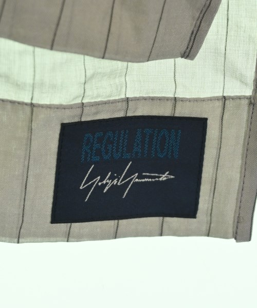 REGULATION Yohji Yamamoto（レギュレーションヨウジヤマモト）カジュアルシャツ グレー サイズ:2(S位) レディース/2200704013056