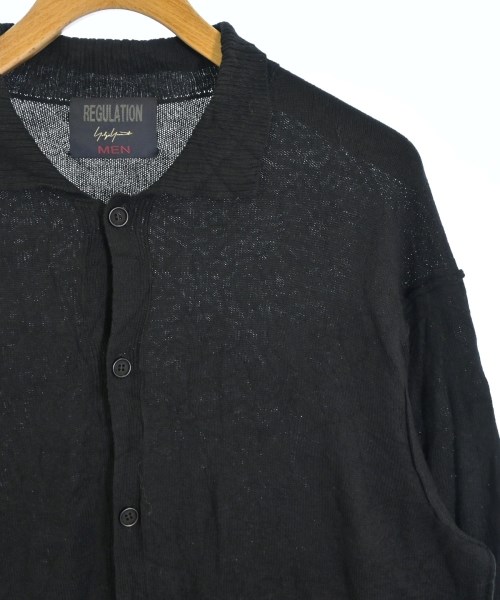 REGULATION Yohji Yamamoto（レギュレーションヨウジヤマモト）カーディガン 黒 サイズ:3(M位) メンズ/2200704364028