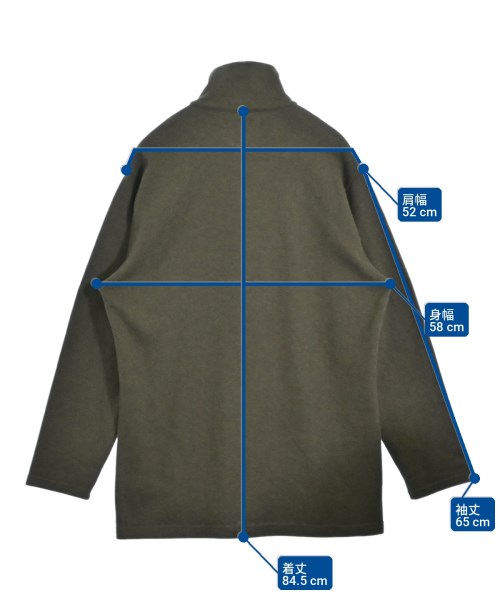 REGULATION Yohji Yamamoto（レギュレーションヨウジヤマモト）カーディガン カーキ サイズ:3(M位) メンズ/2200704364042