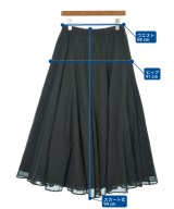 REGULATION Yohji Yamamoto（レギュレーションヨウジヤマモト）ロング・マキシ丈スカート 黒 サイズ:2(S位) レディース/2200704597044